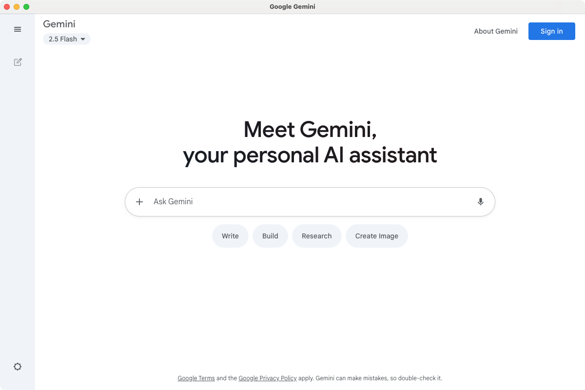 Gemmy Desktop App Screenshot